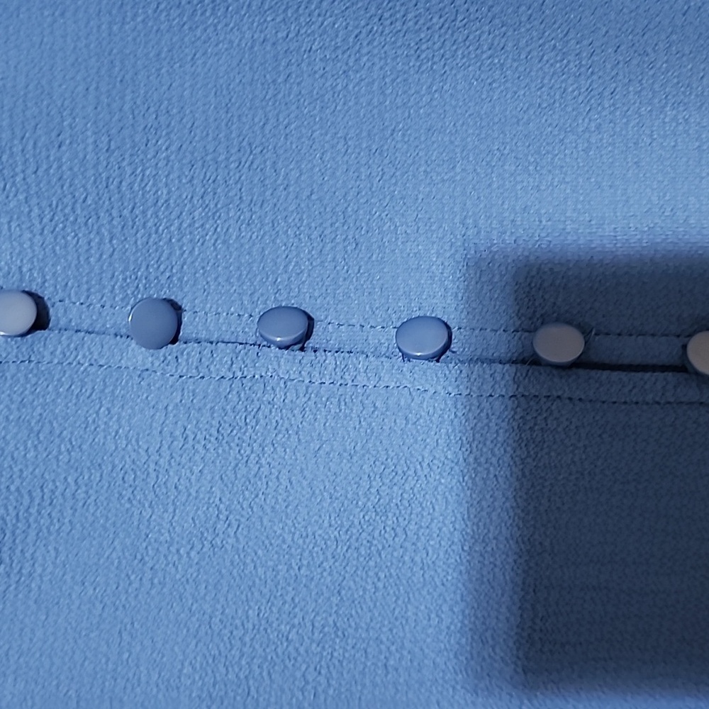 Cece Flutter Sleeve Button Down Blouse - image 4